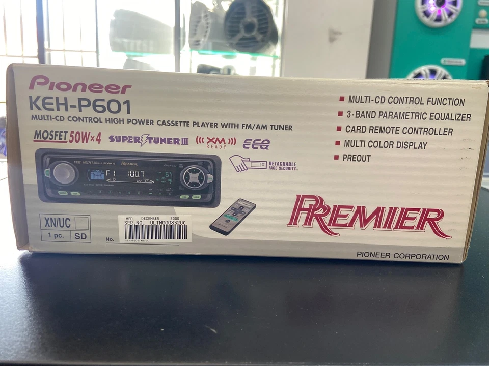 PIONEER KEH-P601 PREMIER CASSETTE PLAYER *CLASSIC* - Image 3 of 4