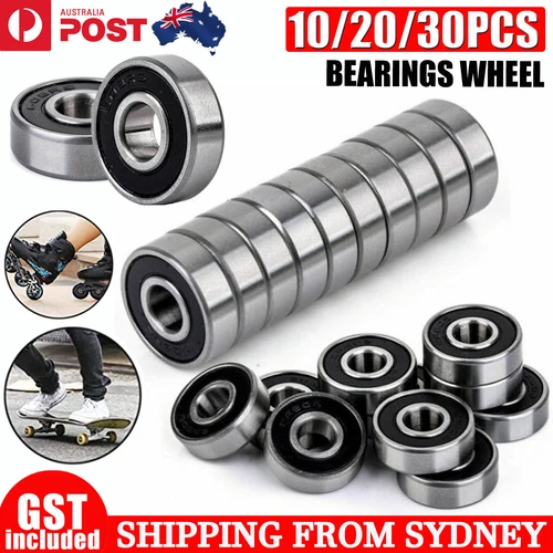 UP TO 30X 608RS Wheel Bearings Skateboard Roller Scooters Sealed Longboard Skate