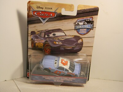 2018 Disney Pixar Cars Thomasville Racing Legends #42 ''Cal Weathers'' Unopened
