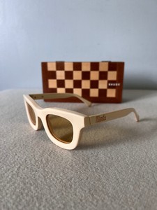 Rhude Classic White Sunglasses RHUDE Robusto Polarized Sunglasses | Lush Crate Eyewear  main image 4