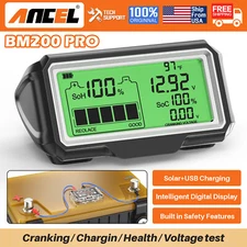 ANCEL BM200 PRO Car 12V Battery Test Load Health Analyzer Car Charging Monitor
