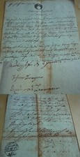Letter of purchase Mattighofen, house in Friedburg (Lengau), Berger family (Mundenham)