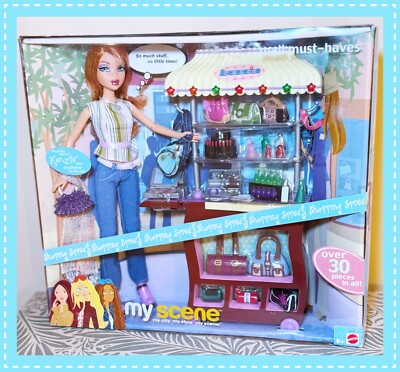 VTG 2004 Barbie My Scene Fashion Doll Shopping Spree Kenzie Mall