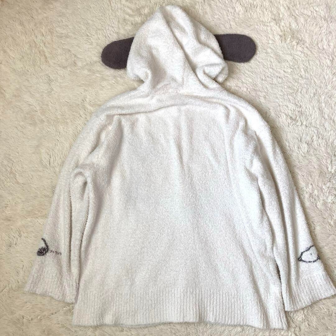 Gelato Pique Snoopy Jacquard Hoodie long sleeve FREE SIZE white