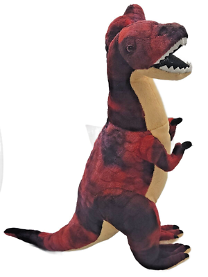 Fiesta Toys Red Two Headed Dinosaur Plush Stuffed Animal Toy