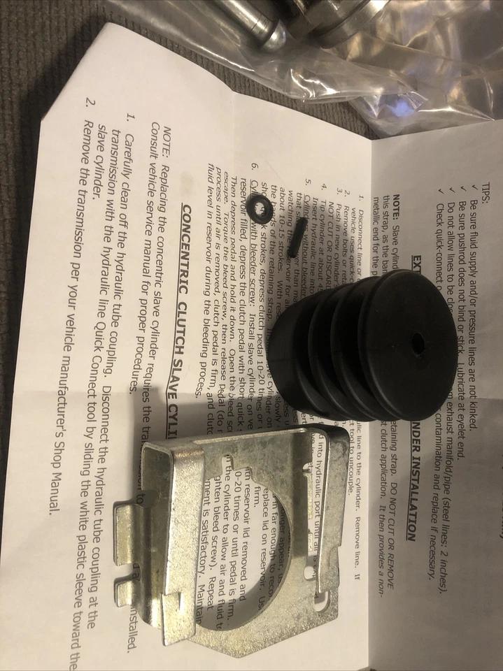 Cilindro esclavo embrague maestro piezas CSA37745 para 83-92 Ford F-150 F-250 F-350 F53 Foto 3 de 4