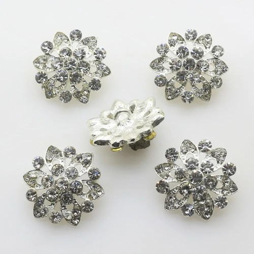 10pcs Flower Claw Clothes Sewing Accessory Trim Stones Party Clothing - Picture 5 of 8