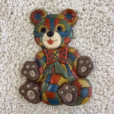 Vintage Foam Craft 1979 Teddy Bear Decorative Childrens Wall Decor