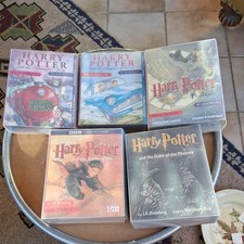 Harry Potter Audio Books 1-5 Cassette Tape Read Stephen Fry read description