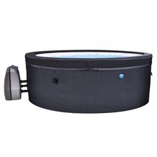 Piscina Idromassaggio Spa 156x70 Rotonda Acqua Riscaldata 4 Adulti Semi Rigida