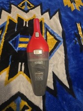 Black & Decker HNVC115J06 Dustbuster Quick Clean Hand Vacuum, Red With Charger.