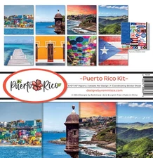Reminisce Collection Kit 12"X12"-Puerto Rico