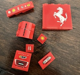 Vintage LEGO Racers Ferrari F1 Truck 8153 Complete Set
