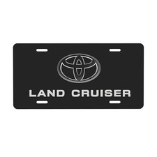 Toyota Land Cruiser 12 X 6 In License Plate Stamped Metal Tag For Car Truck Bla Toyota Land Cruiser 12 X 6 In License Plate Stamped Metal Tag For Car Truck Bla