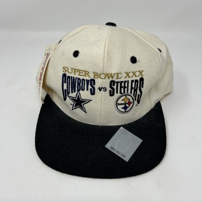 NWT VTG Super Bowl XXX Hat Snapback Vintage Cap Cowboys Steelers