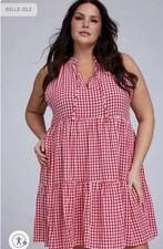 NWOT TORRID Belle Isle Tiered Mini Dress