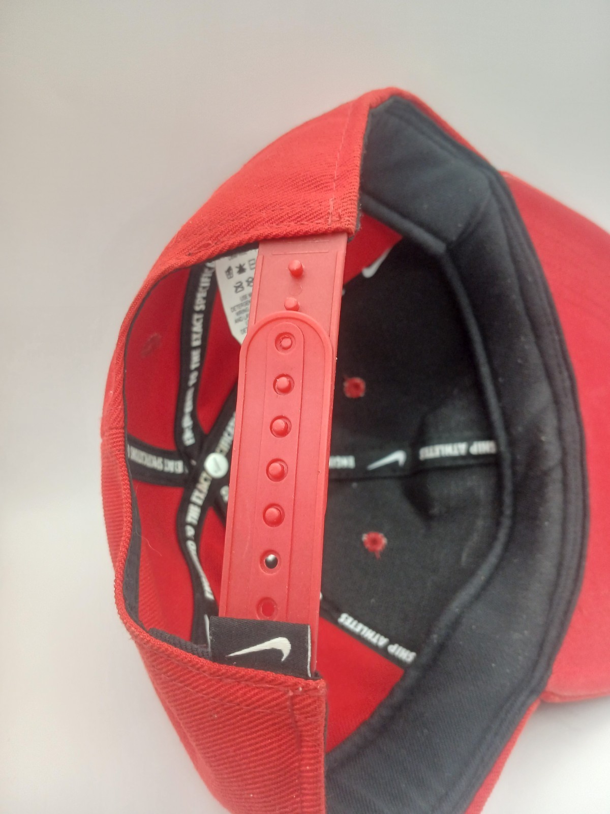 Nike Pro Hat Dri-FIT Solid Red Snapback Adjustabl… - image 7