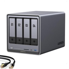 UGREEN NASYNC DXP4800 PLUS 4-BAY NAS WITH INTEL PENTIUM GOLD 8GB - GREY
