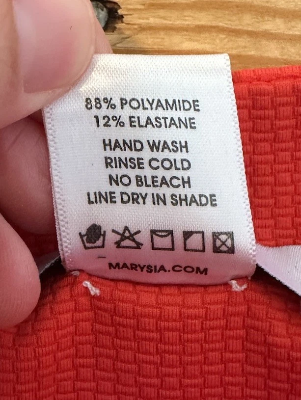 Marysia Women’s 2 Piece scalloped swimsuit Size XS Red AC - Изображение 4 из 4