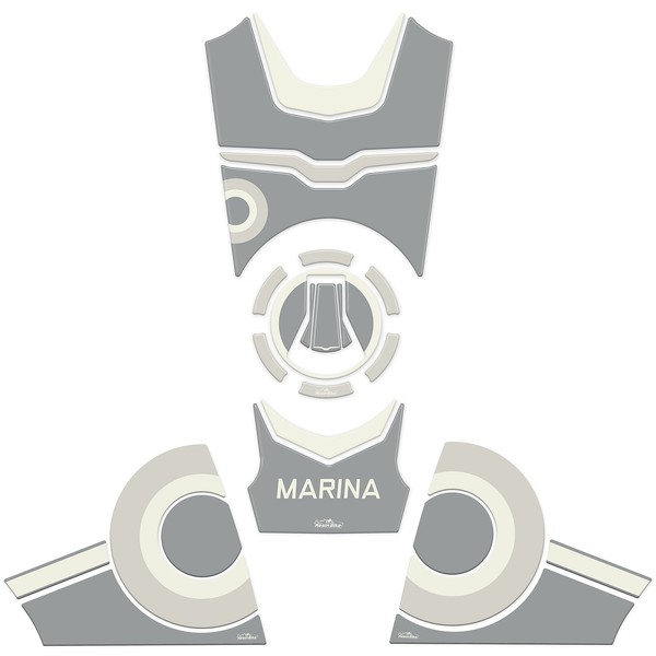 Kit Tank Aufkleber 3D Kompatibel Moto Guzzi V100 Mandello 2023-2024 Jachthafen-image