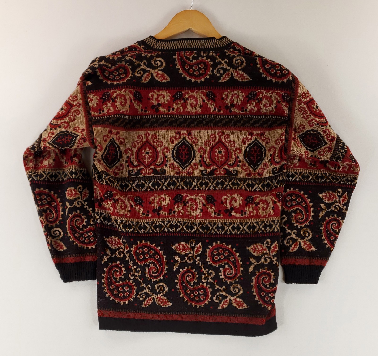 Pendleton Sweater Cardigan Patterned Brown Red Bl… - image 4