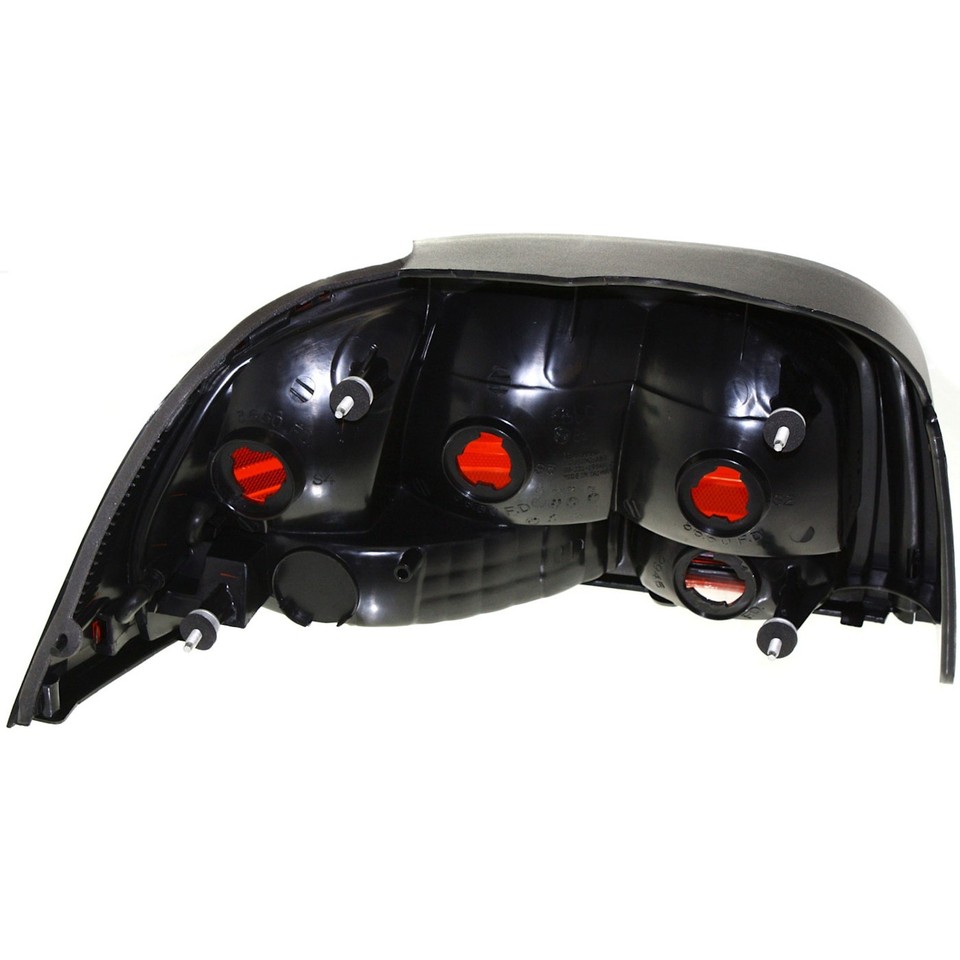 Tail Light Set For 1996-1998 Ford Mustang - Clear & Red Lens, Pair (FO2800142, FO2801142)-729922