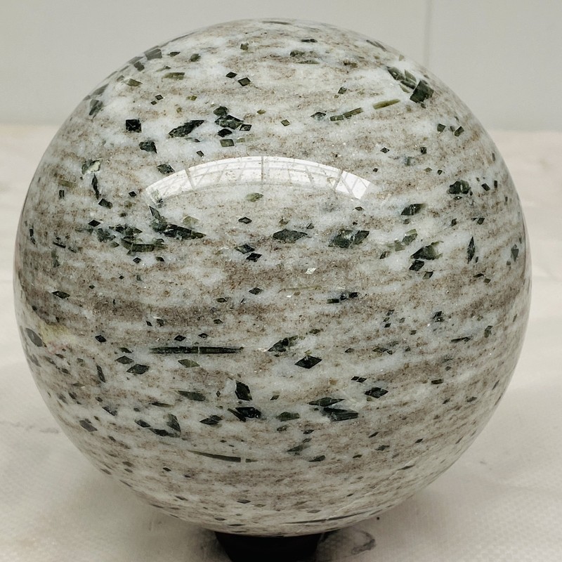 Natural green tourmaline ball polished quartz crystal ball healing 5200G(11.4LB)