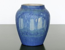 NEWCOMB COLLEGE Art Pottery VASE Moon and Moss 1930 Sadie Irvine Arts & Crafts
