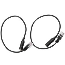 4Pc 3.5mm Stereo Audio Headset to for Jack Female to Male RJ9 Plug Adapter7568