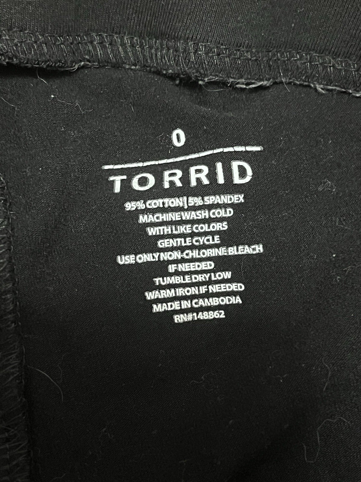 Torrid - High-Waisted Solid Black Crop Leggings -… - image 7