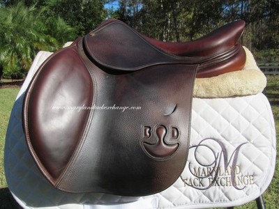 17'' BRUNO DELGRANGE PARTITION close contact jumping saddle 4A-2023 MODEL!!