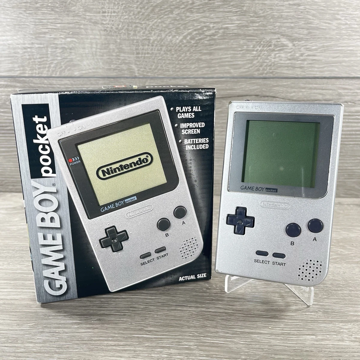 Nintendo Game Boy Pocket Silver Consoles for sale - eBay