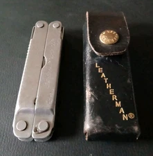 The  Original Vintage Leatherman Super Tool Pat Pend 