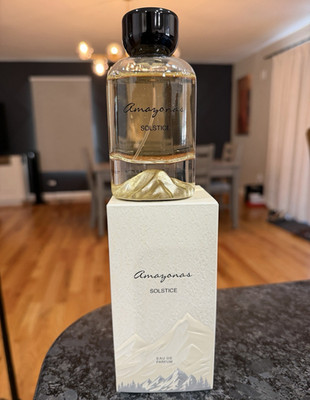 Amazonas Solstice Eau de Parfum Spray 3.4 fl oz Regular Size, Raspberry Oud Rose