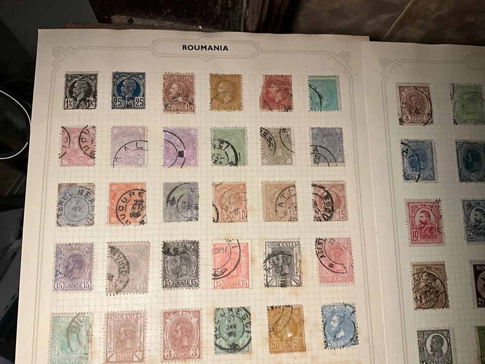 Romania stamps 1800s on mint & used, little age to first couple of pages ad80 — 第 2/4 张图片