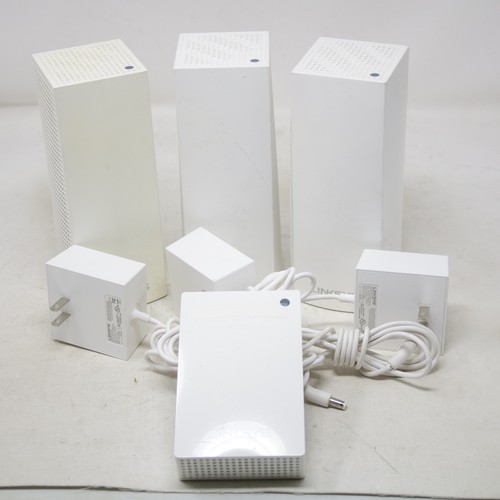 Linksys WHW03 Velop Whole Home Mesh WLAN Router System 3er Pack Weiß + WHW01P