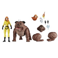 Marvel Legends Series Crystal and Lockjaw  Deluxe Comics Collectible 6-Inch