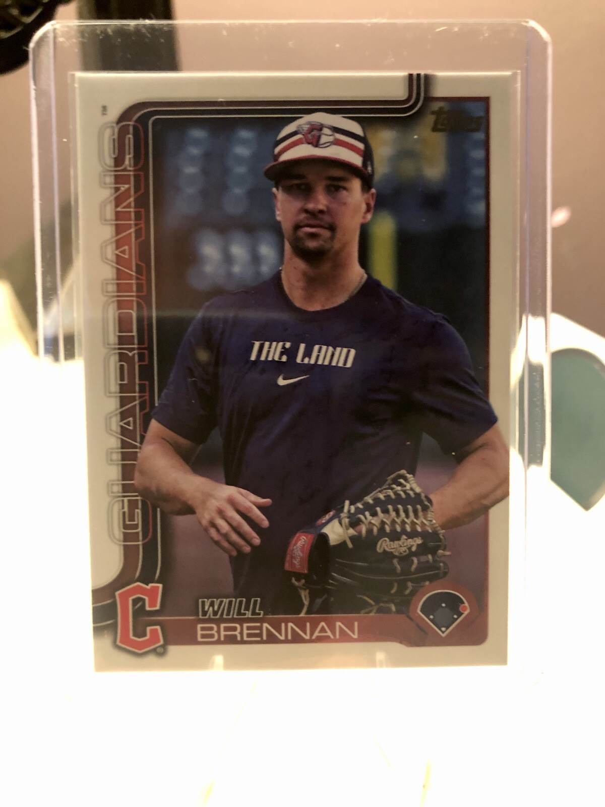 Will Brennan SSP-Golden Mirror Image Variation- #240 2025 Topps Series 1