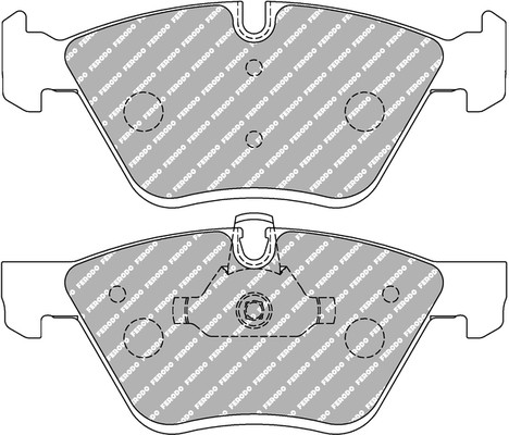 FERODO RACING BRAKE PAD SET DISC BRAKE FRONT BMW 1 3 5 X1 Z4