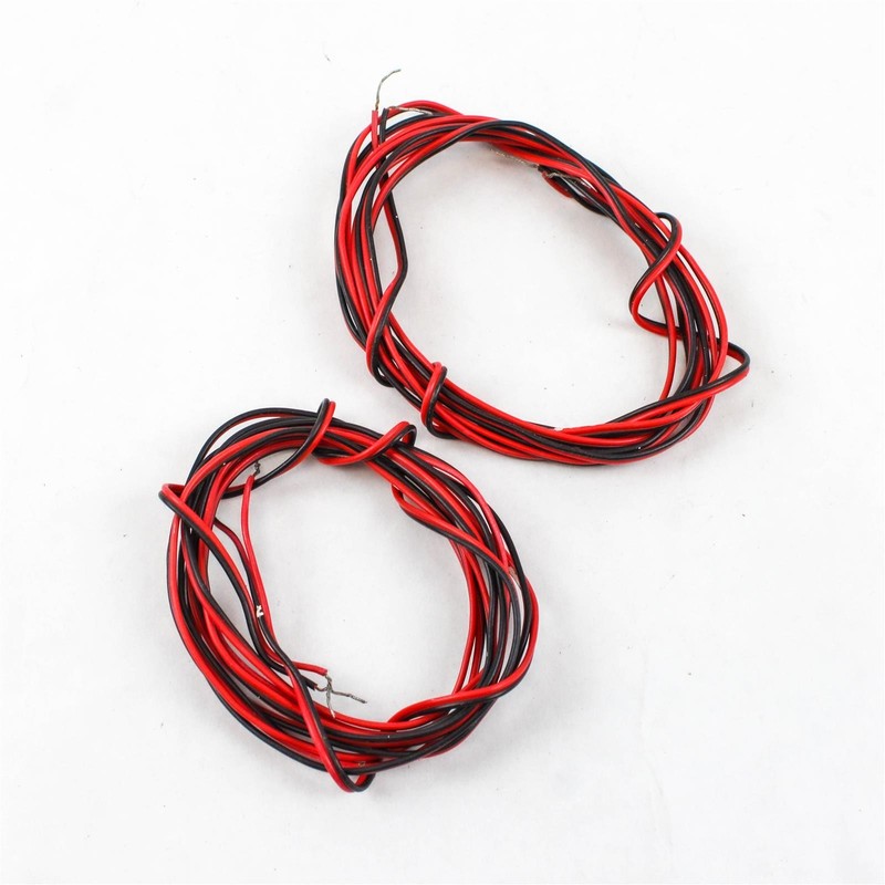 Red/Black 2-Conductor Automotive Speaker Wire Cable 5ft - Used Good