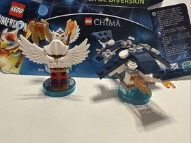 Lego Dimensions CHIMA ERIS eagle fun pack 71232- Complete
