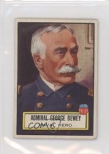 1952 Topps Look 'n See Admiral George Dewey #93 0s4