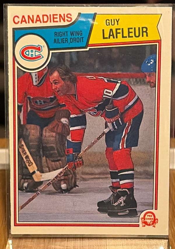 Guy Lafleur #189 Hockey Cards 1983 O-Pee-Chee trading card — raw and PSA graded price guide