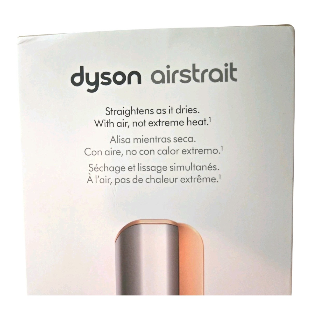 New Dyson Airstrait Straightener - Nickel/Copper. Free Shipping