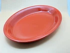 FIESTA Fiestaware 13.5" x 9.5" Serving Platter Plate PAPRIKA  Discontinued Color