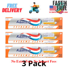 Aquafresh Extreme Clean Whitening Action Fluoride Toothpaste, 5.6 Oz, 3 Pack 0.47 per gallon