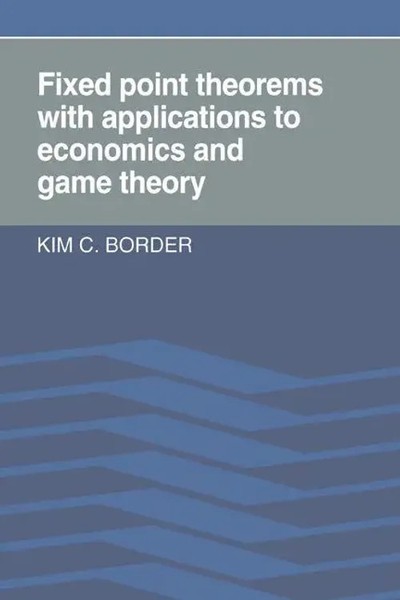 Fixed Point Theorems With Applications To Economics And Game Theory Taschenbuch-image