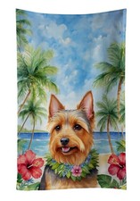 Caroline's Treasures Australian Terrier Luau Kitchen Towel DAC6359KTWL
