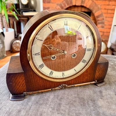 Vintage Smiths Enfield Richmond Schlag Kaminuhr gewartet um 1955