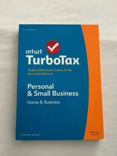 2014 Turbotax Home & Business PC Windows/Mac CD in jewel case no code